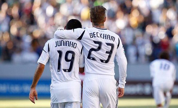 Juninho Los Angeles Galaxy David Beckham (Foto: Divulgação/MLS)