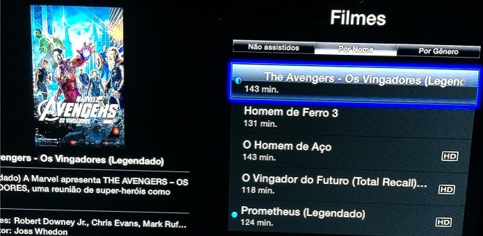 Acessando os filmes que estão em seu computador (Foto: Reprodução/Edivaldo Brito)