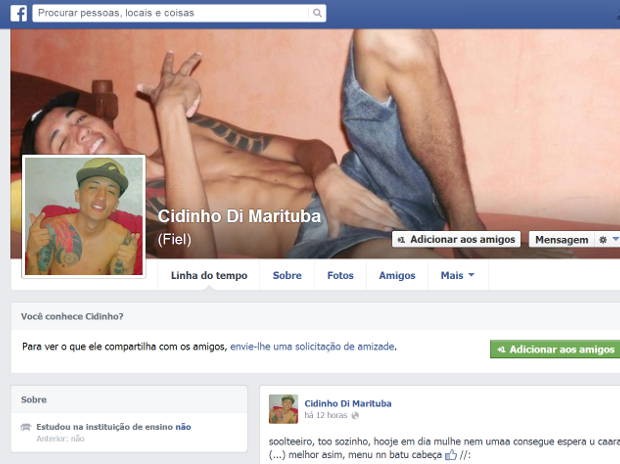 G1 Preso Atualiza Facebook De Dentro De Penitenciária No Pará