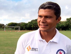 Emerson Pereira, técnico do Jacuipense (Foto: Imagens/TV Bahia)