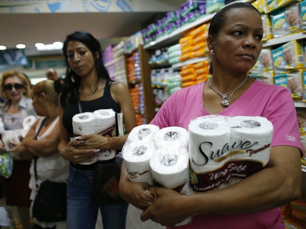 venezuela papel higiênico (Foto: Reuters)
