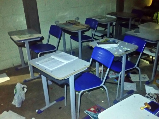 Invasão, Pouso Alegre, Caic Árvore Grande, vandalismo (Foto: Reprodução/Redes Sociais) Invasão, Pouso Alegre, Caic Árvore Grande, vandalismo (Foto: Reprodução/Redes Sociais)