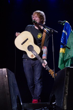 Ed Sheeran (Foto: Marcelo Brammer/AgNews)