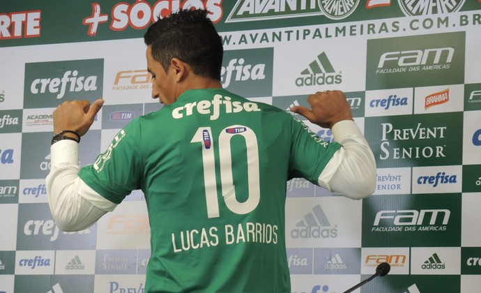 Lucas Barrios Palmeiras (Foto: Felipe Zito)