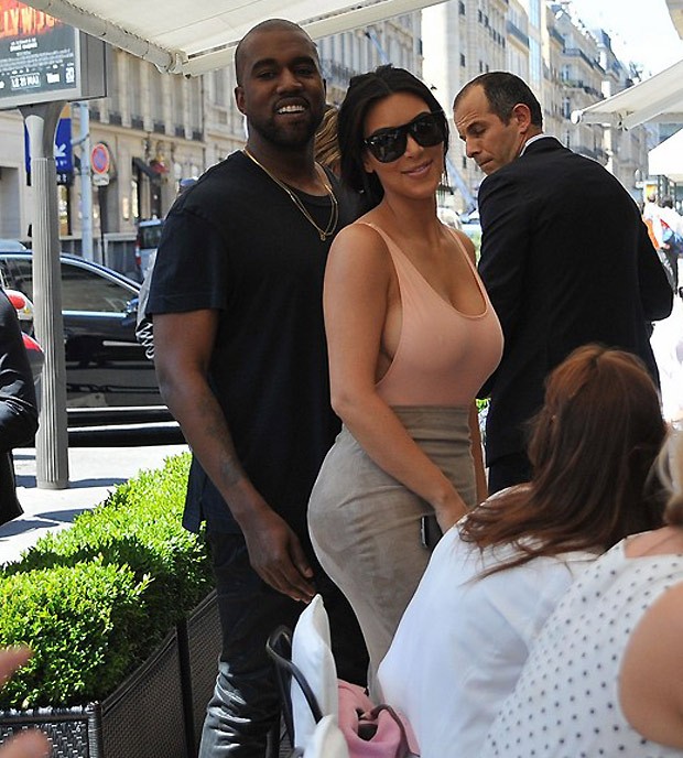 kanye e kim (Foto: grosby group)