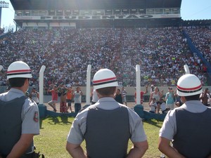 Segurança no estádio do Prudentão (Foto: Arquivo / Divulgação)