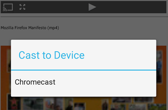 Firefox para Android ganha suporte ao Chromecast (Foto: Reprodução/Lucas Rocha)