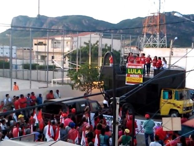 serra talhada, Ato público, Sertão, Governo, pernambuco, Lula, PT, Dilma, protesto