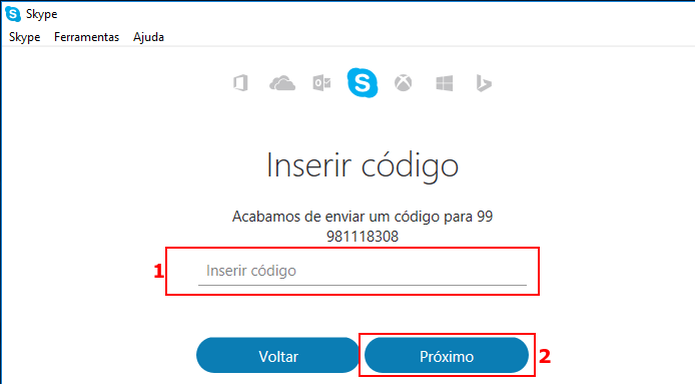 Inserindo o código de verificação para ativar a conta Skype (Foto: Reprodução/Edivaldo Brito) (Foto: Inserindo o código de verificação para ativar a conta Skype (Foto: Reprodução/Edivaldo Brito)) Inserindo o código de verificação para ativar a conta Skype (Foto: Reprodução/Edivaldo Brito) (Foto: Inserindo o código de verificação para ativar a conta Skype (Foto: Reprodução/Edivaldo Brito))