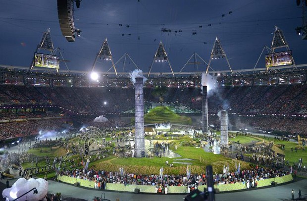 Cerimônia de Abertura (Foto: EFE/HANNIBAL)