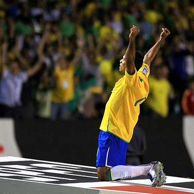 Luis Fabiano Seleção 2007 (Foto: O Globo)