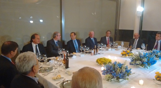 Eduardo Cunha se reúne com presidente da Fiesp e empresários (Foto: Roney Domingos/G1)
