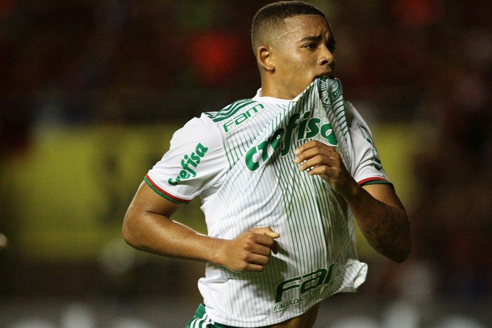 Sport x Palmeiras Gabriel Jesus (Foto: Marlon Costa / Pernambuco Press)