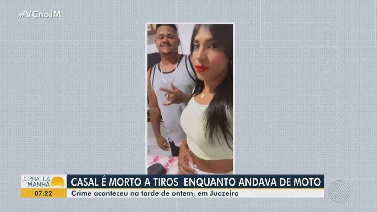 Casal é morto a tiros em estrada no norte da Bahia vítimas andavam de