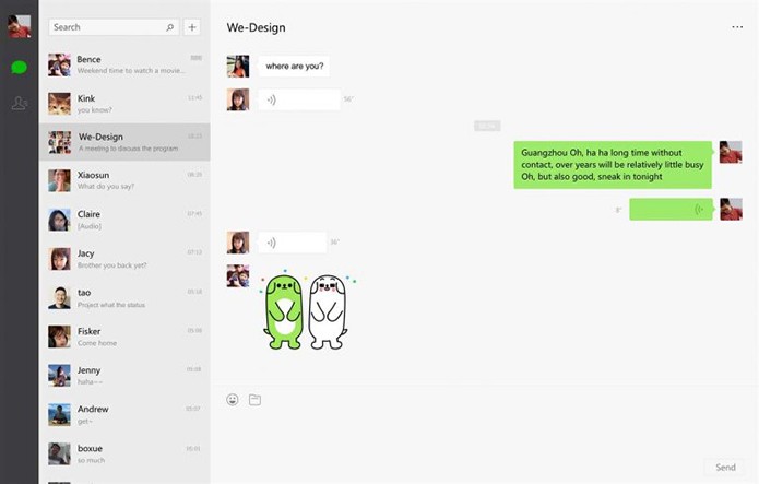WeChat desembarca no Windows 10 com app universal nativo (Foto: Divulgação/WeChat)