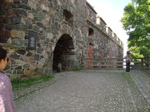 Trecho da Suomenlinna, a fortaleza da Finlândia (Foto: Márcio Cortez/VC no G1)