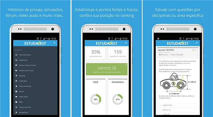 EstudaVest é um aplicativo que ajuda usuário a se preparar para vestibulares (Foto: Divulgação/Windows Phone Store)