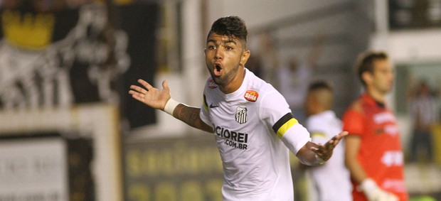 Gabriel gol Santos (Foto: Mauricio de Souza / Ag. Estado) Gabriel gol Santos (Foto: Mauricio de Souza / Ag. Estado)