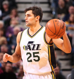 Raulzinho Warriors x Jazz NBA (Foto: Getty)