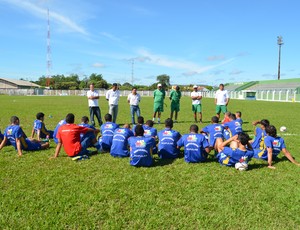 Diretoria do Ariquemes apresenta novo técnico para o Rondoniense (Foto: Eliete Marques)