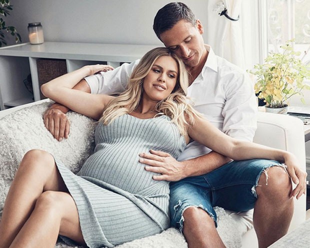 Kayla deu à luz primeiro filho de Ryan Lochte (Foto: Reprodução)