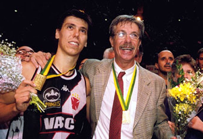 Helio Rubens e Helinho, Vasco, basquete (Foto: CBB)