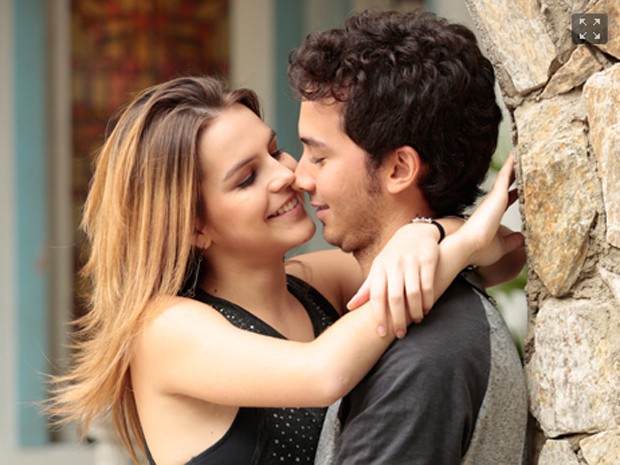 Bianca Salgueiro e Gabriel Falcão formaram o par romântico Benita (Foto: Felipe Monteiro / Gshow)