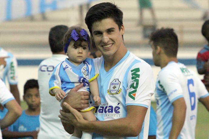 Filipe Machado zagueiro do Macaé (Foto: Tiago Ferreira/Macaé Esporte)