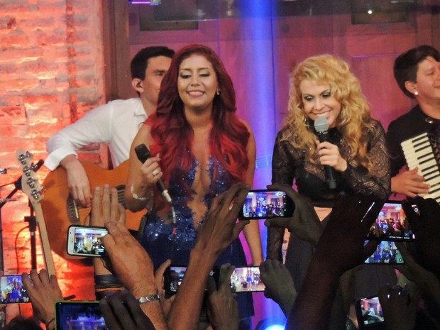 Joelma gravou participação em DVD da banda Musa e afirmou que era o primeiro passo da carreira solo (Foto: Katherine Coutinho / G1) Joelma gravou participação em DVD da banda Musa e afirmou que era o primeiro passo da carreira solo (Foto: Katherine Coutinho / G1)