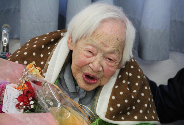 A japonesa Misao Okawa (Foto: AFP)