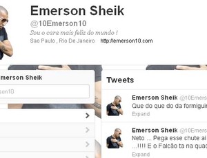 Emerson Sheik no Twitter (Foto: Reprodução / Twitter)