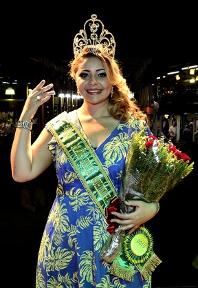 Milian Aquarelo, a vencedora do concurso A mais bela gordinha do Brasil (Foto: Roberto Teixeira/EGO)