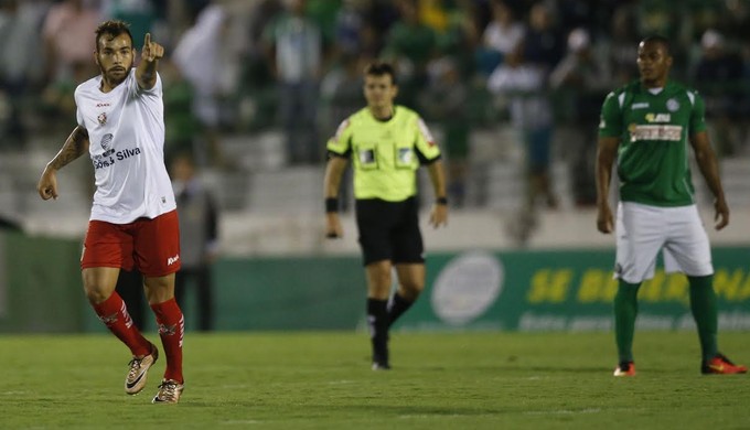 Rodolfo, gol Boa Esporte, Guarani x Boa Esporte (Foto: Ari Ferreira/ GloboEsporte.com)