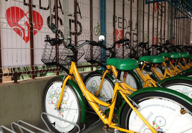 A estação Guilhermina-Esperança do Metrô é uma das dez contempladas com novos bicicletários (Foto: Divulgação)