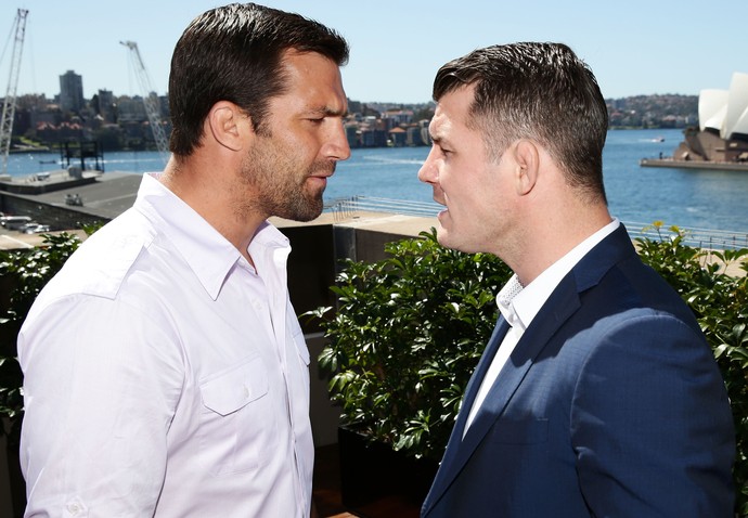 UFC Luke Rockhold x Michael Bisping (Foto: Agência Getty Images)