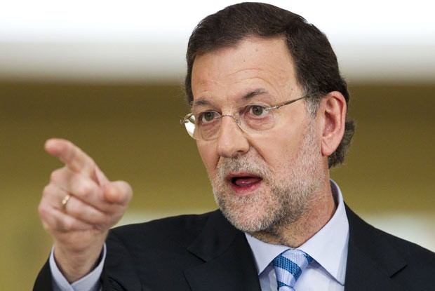 O presidente do governo da Espanha, Mariano Rajoy, durante entrevista neste domingo (10) em Madri (Foto: AFP)