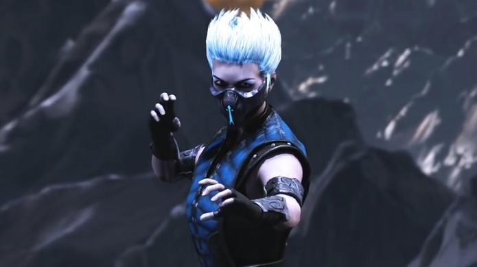 Frost aparece na história de Mortal Kombat X mas não como uma personagem jogável (Foto: Reprodução/YouTube)