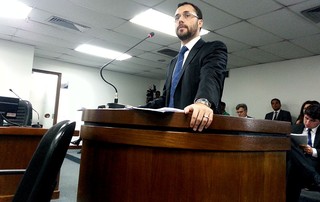 Mário Bittencourt advogado Fluminense julgamento Fred (Foto: Globoesporte.com)