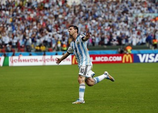 Messi Argentina x Nigéria (Foto: AP)
