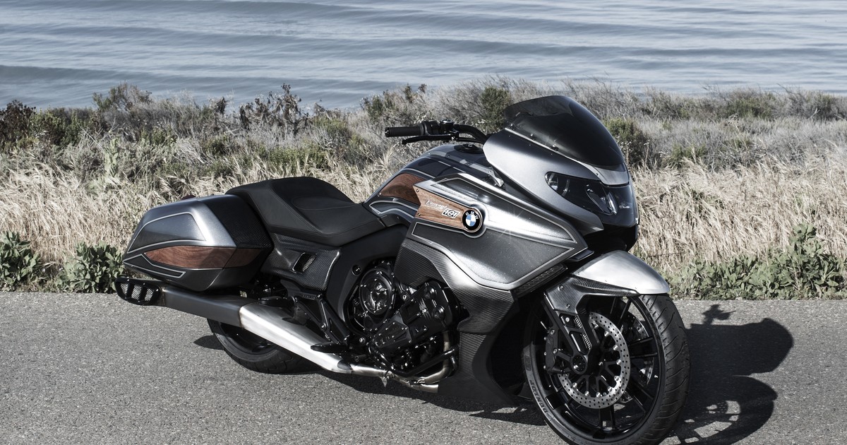 G1 BMW revela novo conceito de moto estradeira com motor de 6