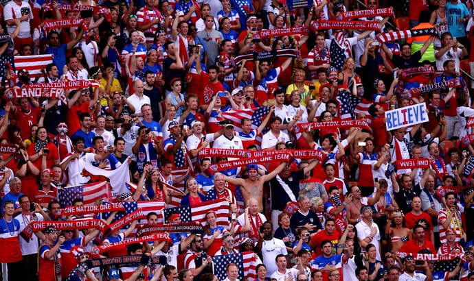 Torcida Estados Unidos Copa do Mundo (Foto: Getty Images )