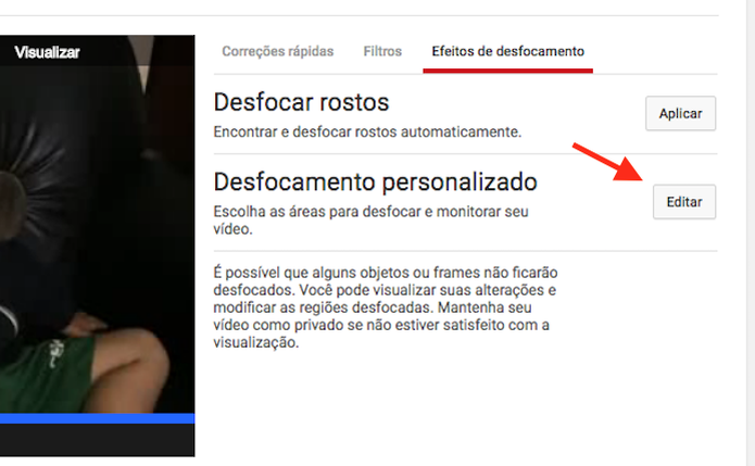 Acessando a ferramenta de desfoque personalizado do YouTube (Foto: Reprodução/Marvin Costa) (Foto: Acessando a ferramenta de desfoque personalizado do YouTube (Foto: Reprodução/Marvin Costa)) Acessando a ferramenta de desfoque personalizado do YouTube (Foto: Reprodução/Marvin Costa) (Foto: Acessando a ferramenta de desfoque personalizado do YouTube (Foto: Reprodução/Marvin Costa))