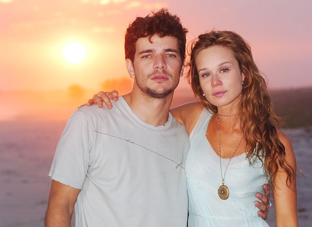 Daniel de Oliveira e Mariana Ximenes interpretaram os mocinhos Duda e Bel (Foto: TV Globo)