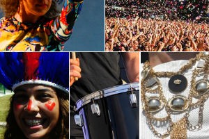 Descubra quais fotos são do festival de música (Reprodução)