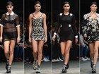 Adriana Lima, Isabelli Fontana e tops desfilam coleção masculina em Paris
