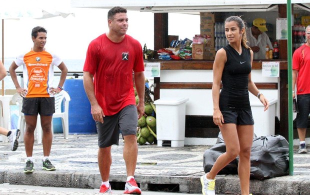 Ronaldo e Paula Morais (Foto: AgNews)