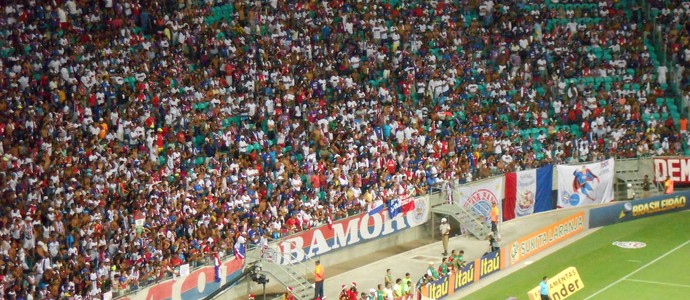 Torcida do Bahia; Fonte Nova (Foto: Thiago Pereira)