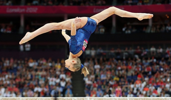 Viktoria Komova nas Olimpíadas de 2012 (Foto: Getty Images) Viktoria Komova nas Olimpíadas de 2012 (Foto: Getty Images)