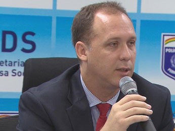 Delegado federal Alessandro Carvalho assume interinamente a SDS. (Foto: Reprodução/ TV Globo)