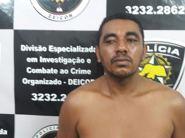 Fugitivo de Brasília é preso no RN (Foto: Divulgação/Deicor)
